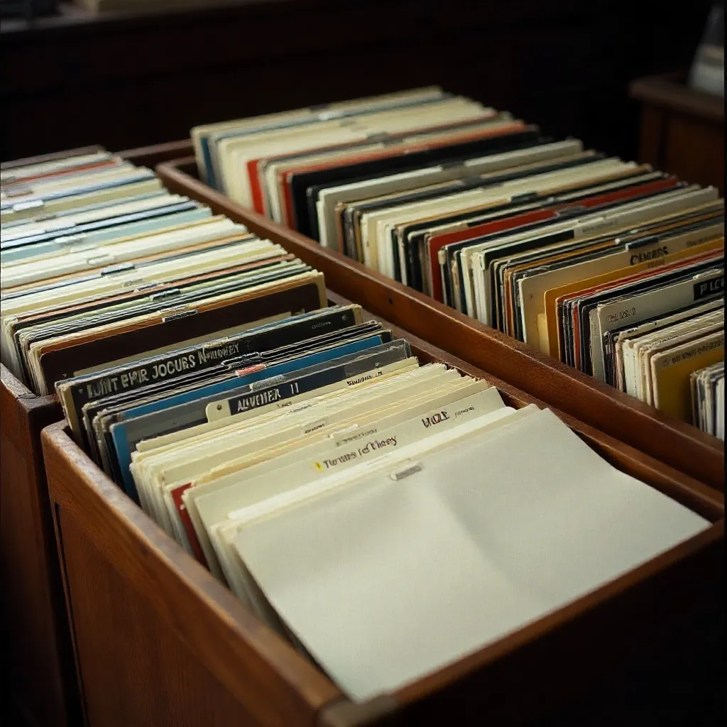 Digital cataloging system for vinyl collections
